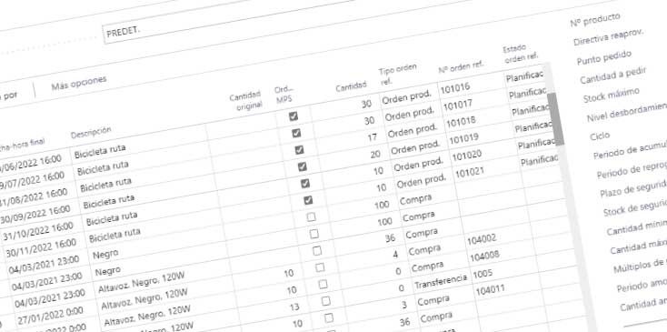 dvproduction_calcular necesidades MRP MPS