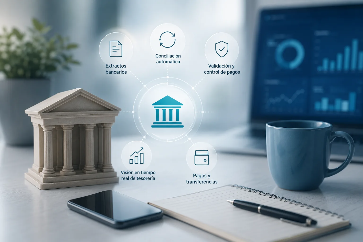 Optimiza procesos bancarios en Business Central