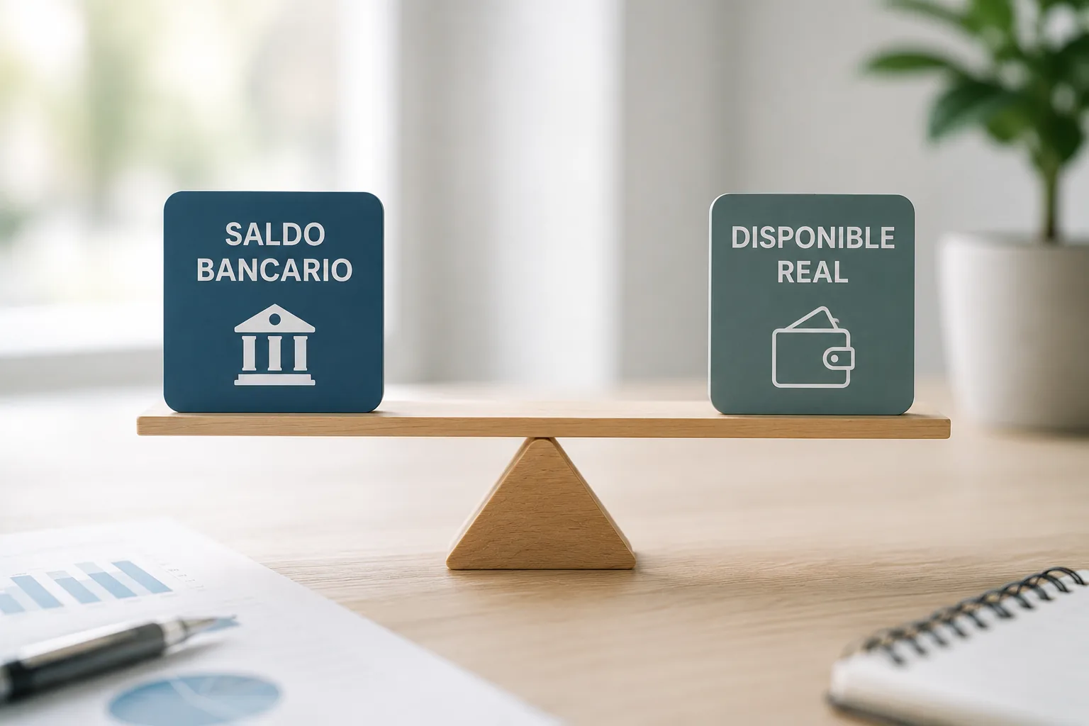 Saldo bancario vs disponible real: el error en pymes