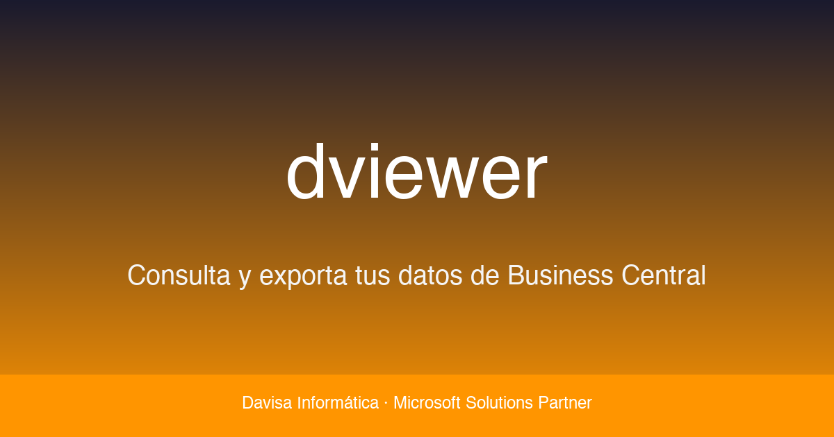 dviewer Visor Inteligente de Documentos en Business Central