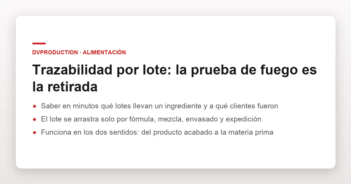 ERP para Empresas del Sector de la Alimentación