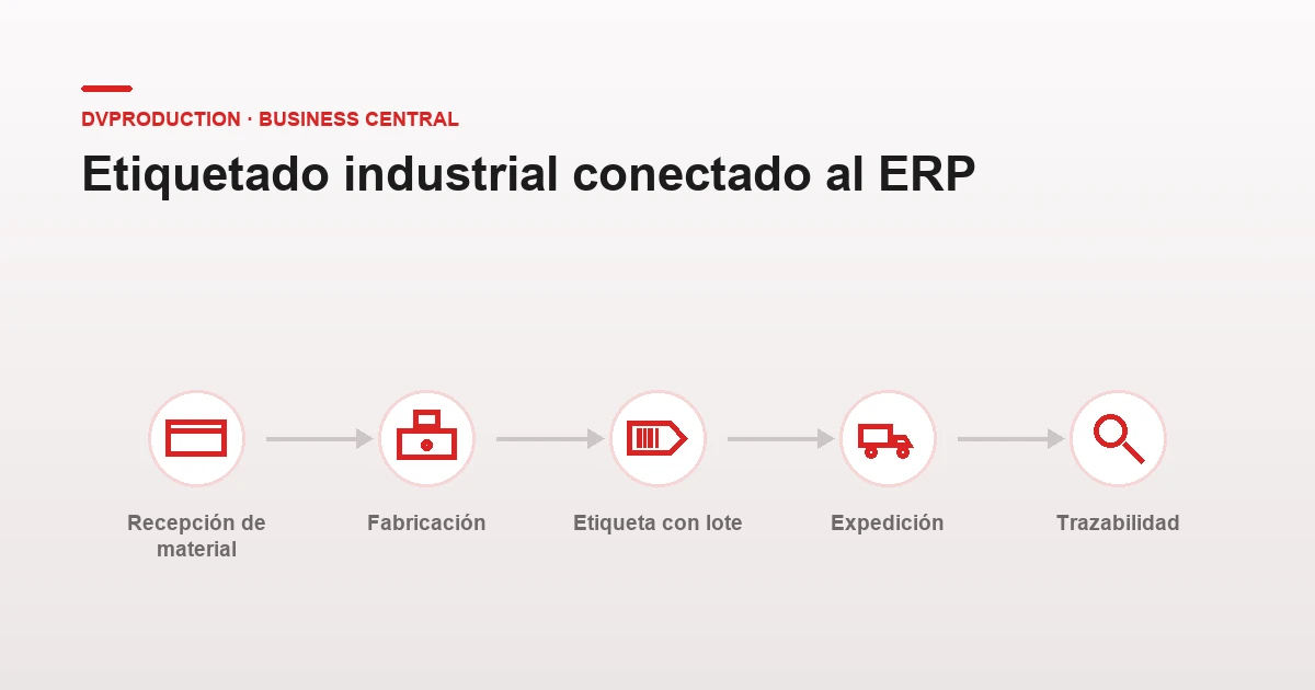 Etiquetado industrial conectado al ERP: trazabilidad