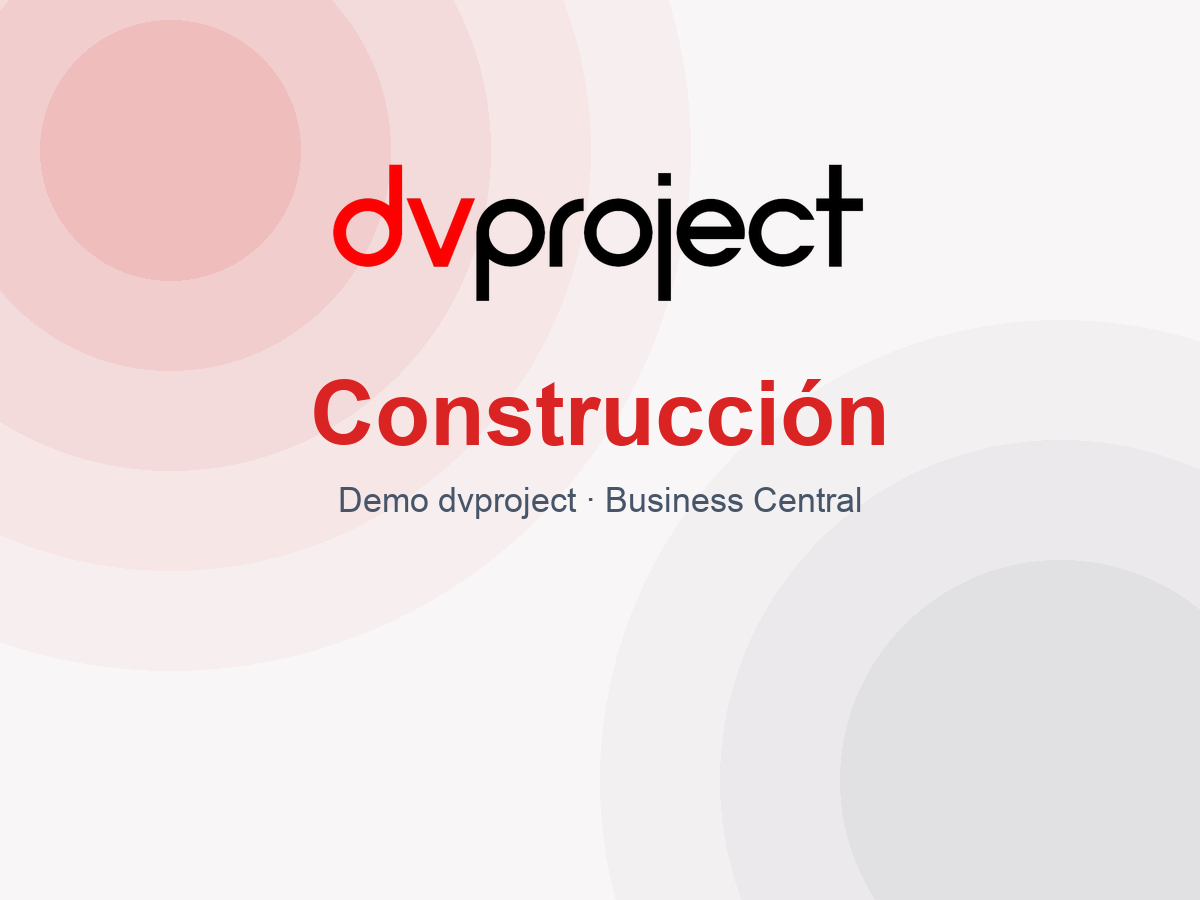 Vídeo demo dvproject promoción + construcción · Construcción