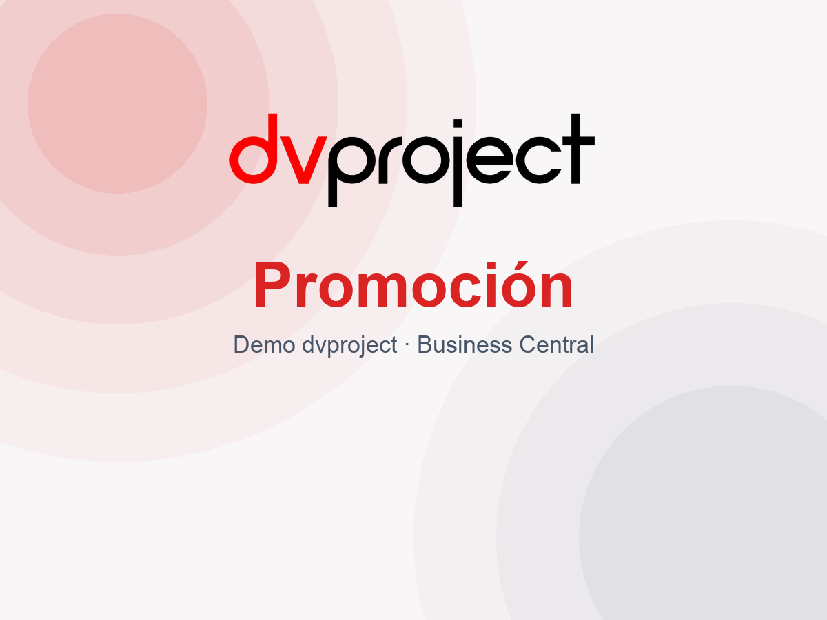 Vídeo demo dvproject promoción + construcción · Promoción