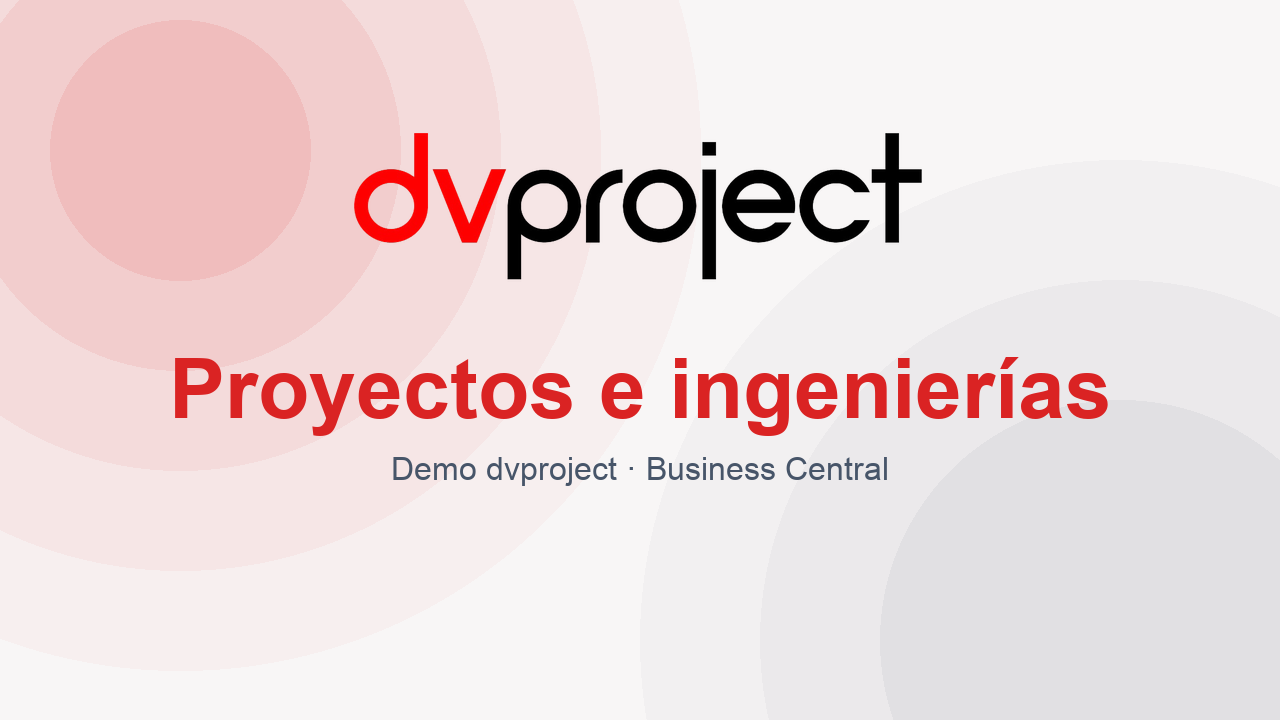 Vídeo demo dvproject proyectos e ingenierías