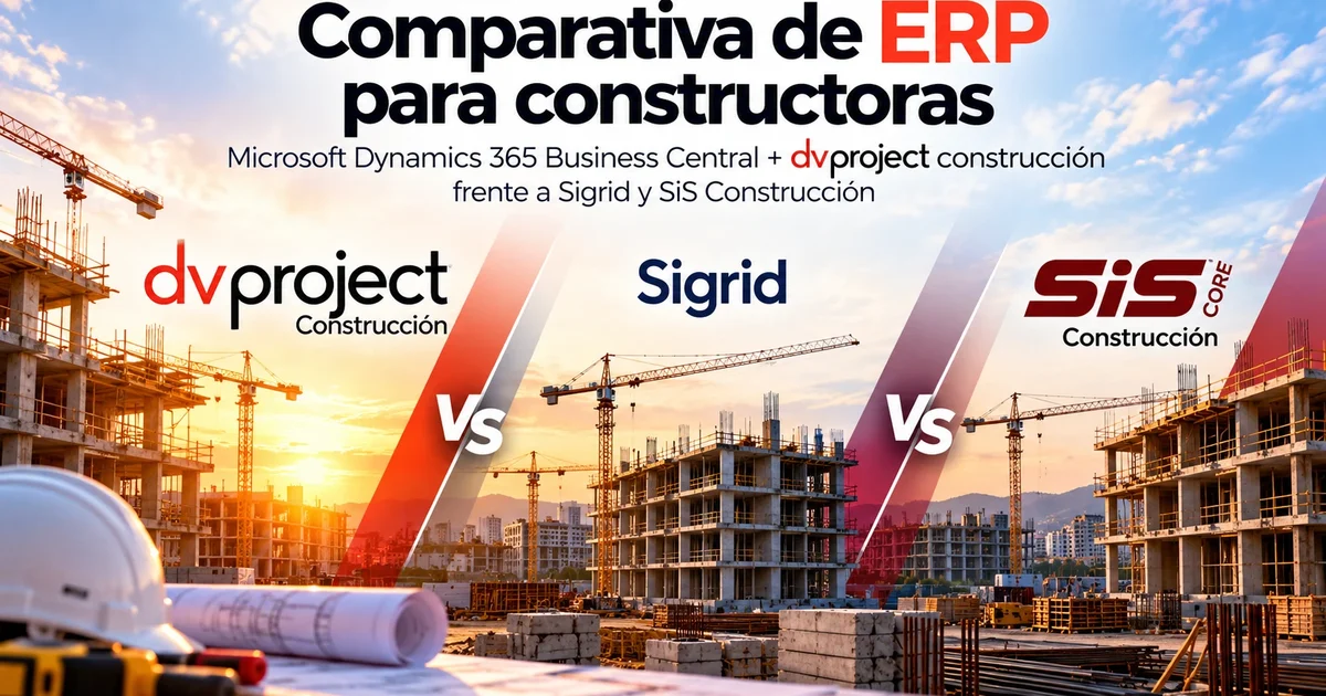 dvproject construcción vs Sigrid vs SiS: qué ERP elegir