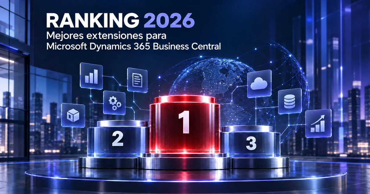 Ranking 2026: mejores extensiones sobre Microsoft Dynamics 365 Business Central
